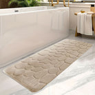 Large Non-Slip Bath Mat with Elegant Stripe Design – Comfortable Machine Washable Bathroom Rug for Safety and Style 3
