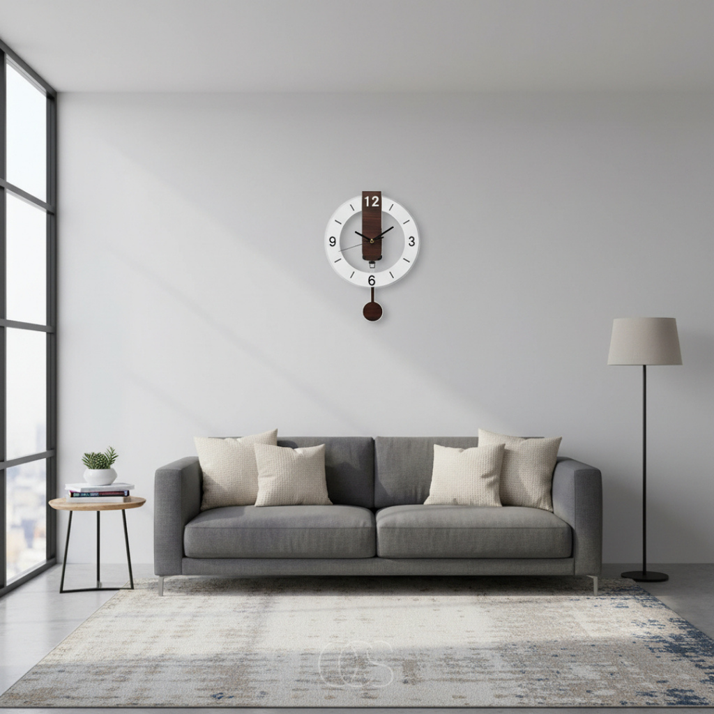 Large Retro Silent Wall Clock - Elegant Design & Peaceful Functionality 3
