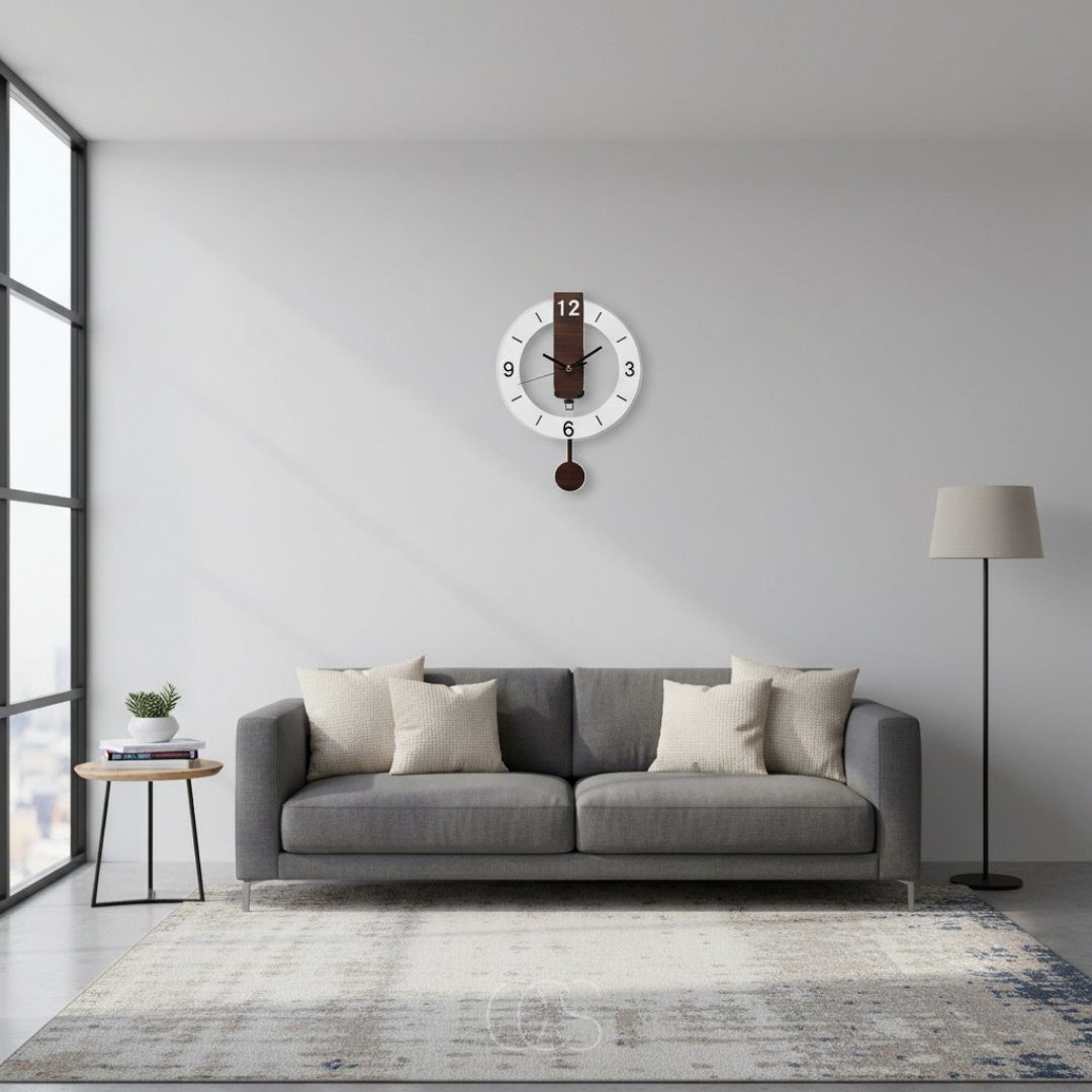 Large Retro Silent Wall Clock - Elegant Design & Peaceful Functionality 3