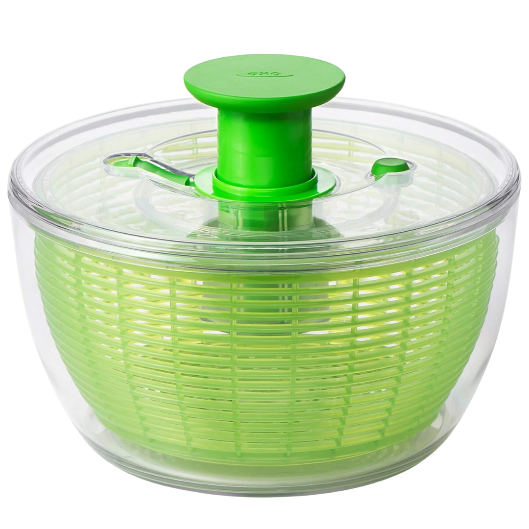 Large Salad Spinner - Effortless Drying for Crisp Lettuce & Greens 0