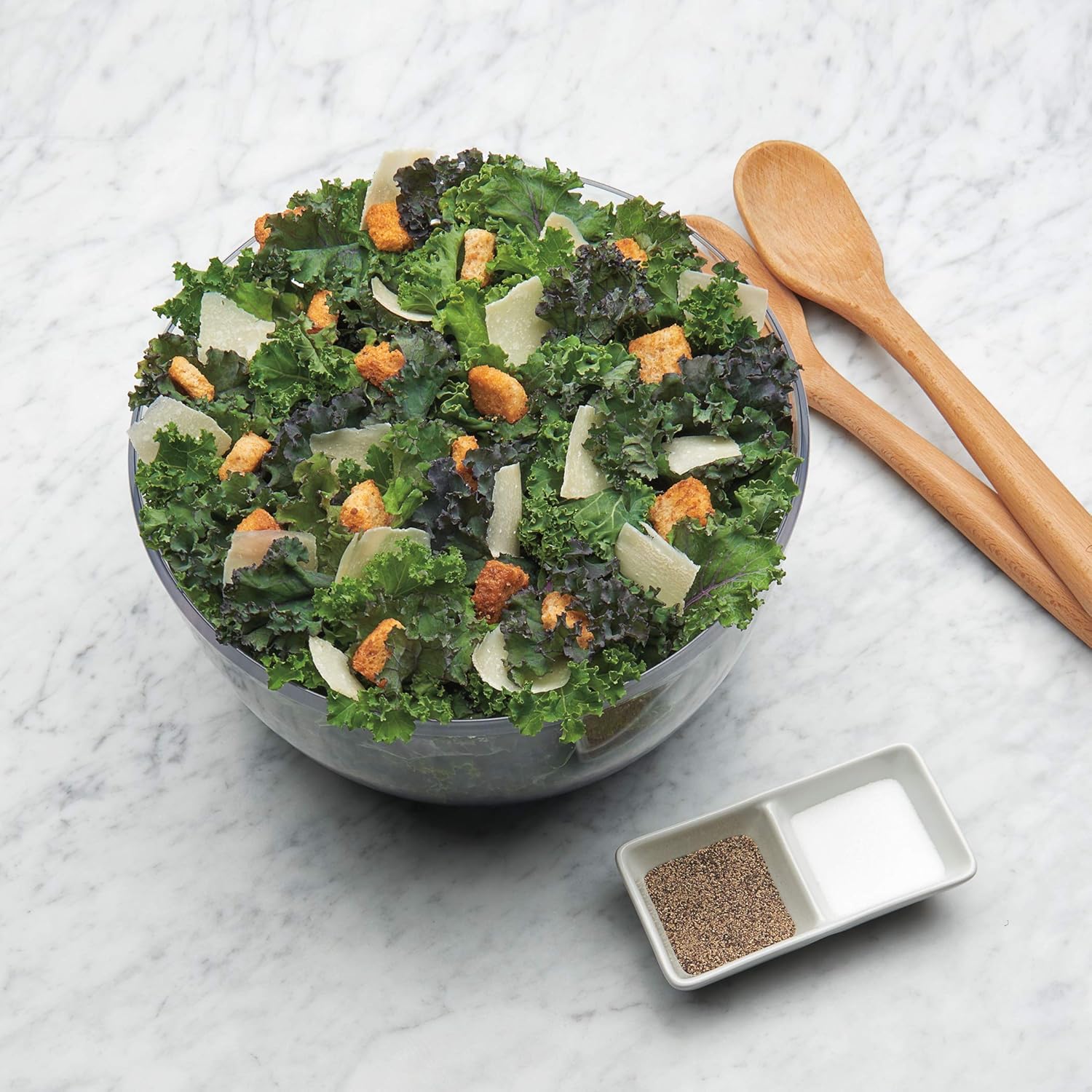 Large Salad Spinner - Effortless Drying for Crisp Lettuce & Greens 7