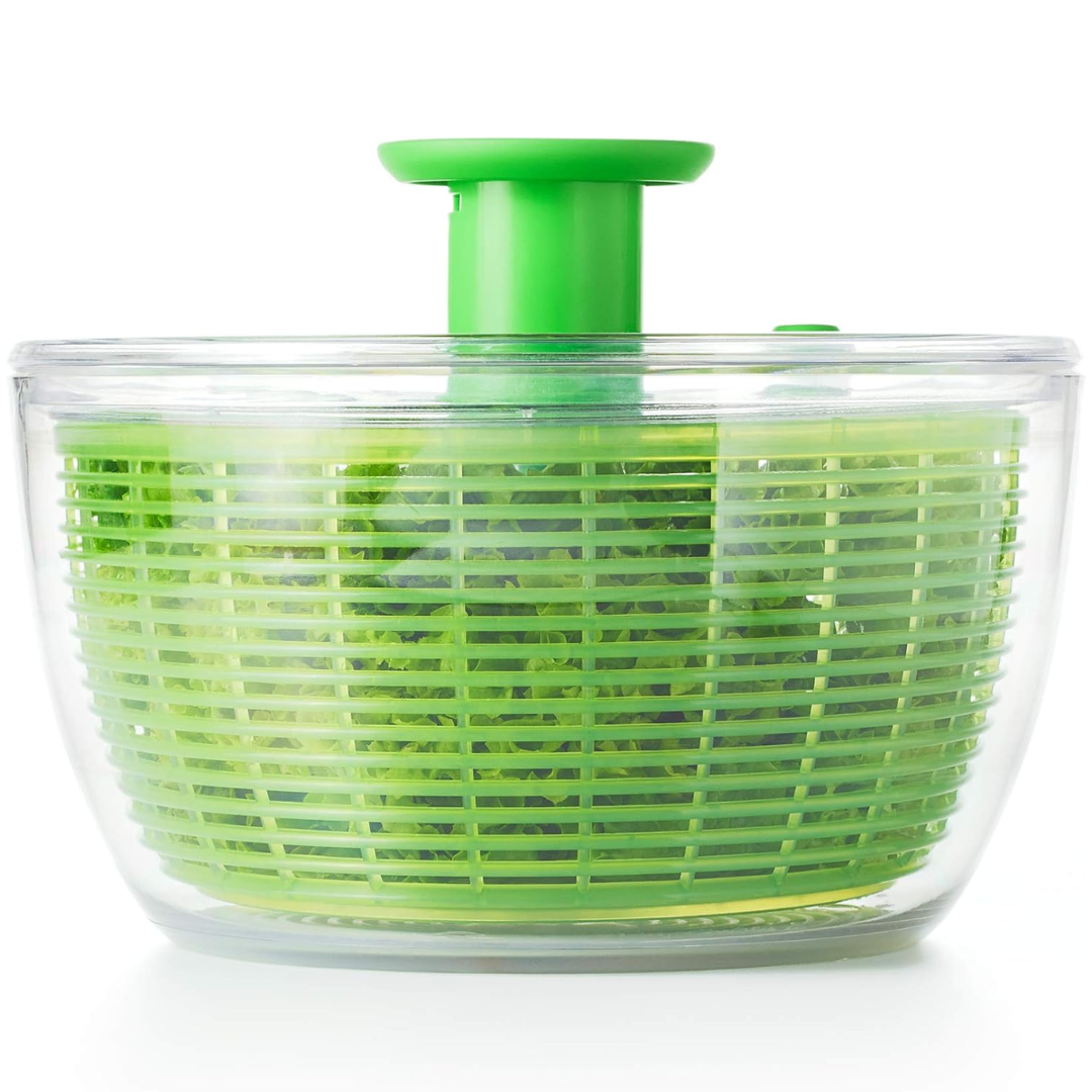 Large Salad Spinner - Effortless Drying for Crisp Lettuce & Greens 8