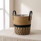 Laundry Basket - Stylish Seagrass Hamper with Handles 1