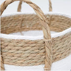 Laundry Basket - Stylish Seagrass Hamper with Handles 4