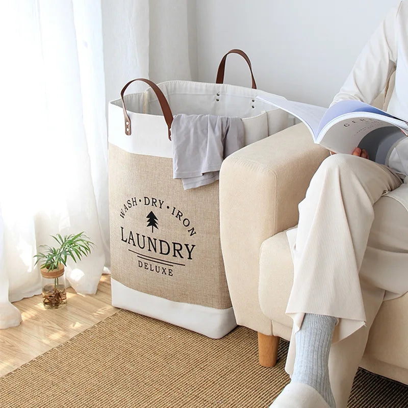 Laundry Hamper - Stylish Design with Durable Handles 3