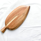 Leaf-Shaped Wooden Serving Plate - Elegant Design for Versatile Use 7