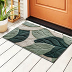Leaf Bath Mat - Soft Microfiber, Absorbent & Non-Slip Design 7