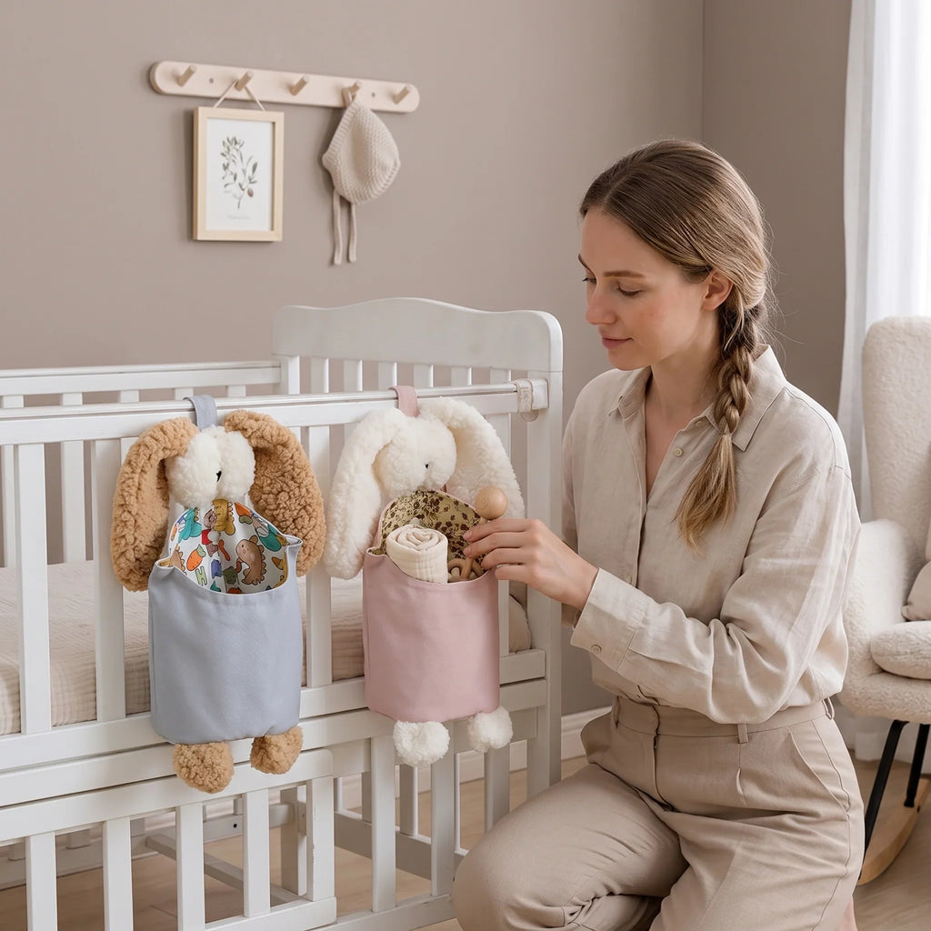 Little Manta Nook Crib Storage Caddy - Compact Baby Essentials Organizer 1