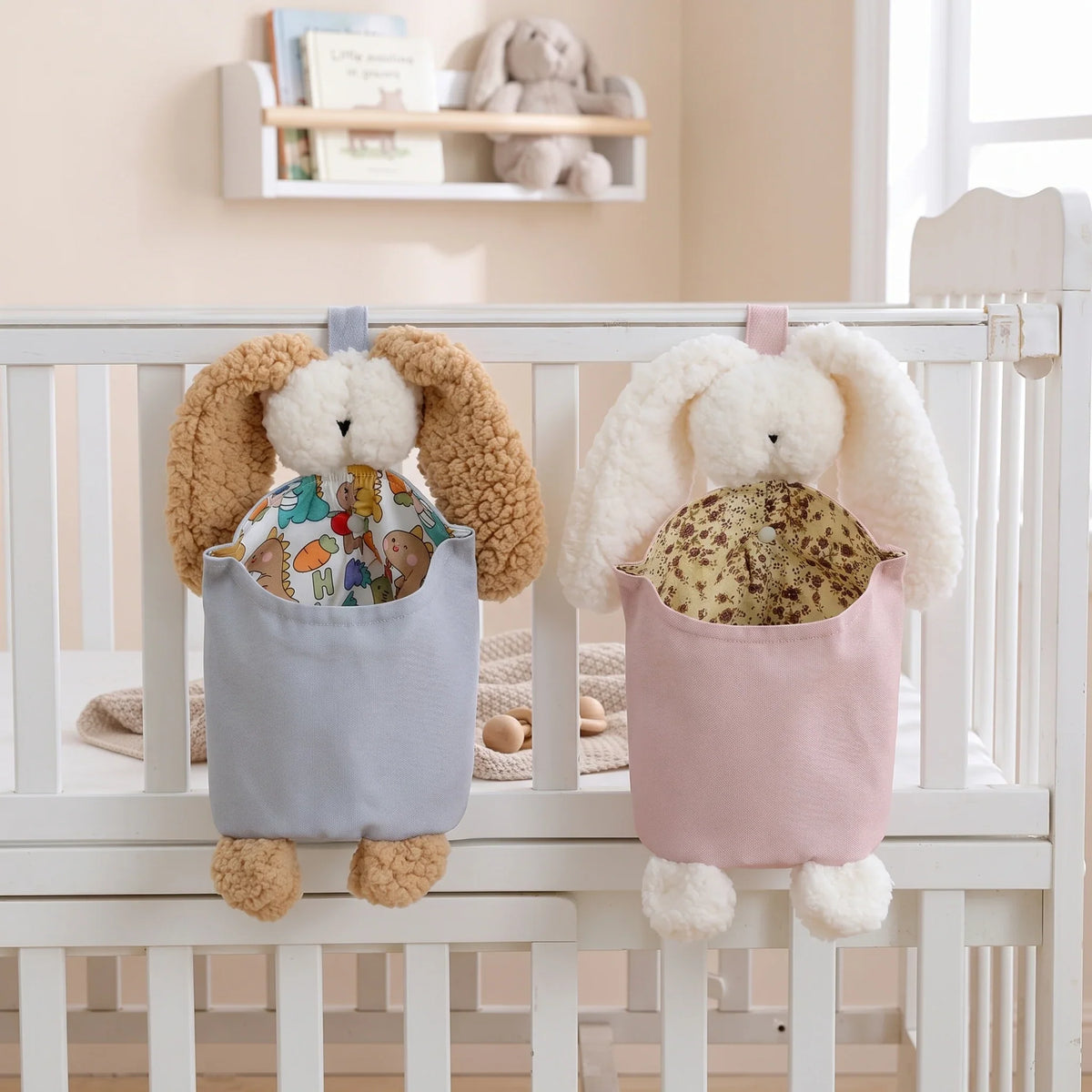 Little Manta Nook Crib Storage Caddy - Compact Baby Essentials Organizer 5