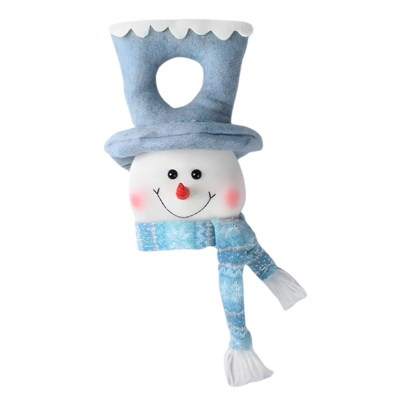 Plush Light-Up Snowman Christmas Decoration with Winter Hat 05
