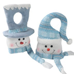 Plush Light-Up Snowman Christmas Decoration with Winter Hat 02