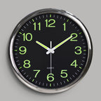 Luminous Wall Clock - Modern Decor with Easy Readability & Metal Frame 0