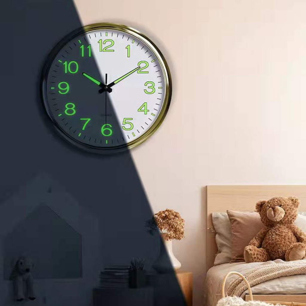 Luminous Wall Clock - Modern Decor with Easy Readability & Metal Frame 2