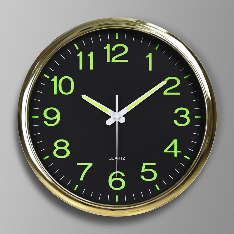 Luminous Wall Clock - Modern Decor with Easy Readability & Metal Frame 5