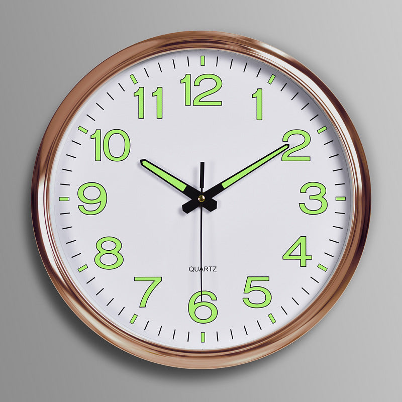 Luminous Wall Clock - Modern Decor with Easy Readability & Metal Frame 6