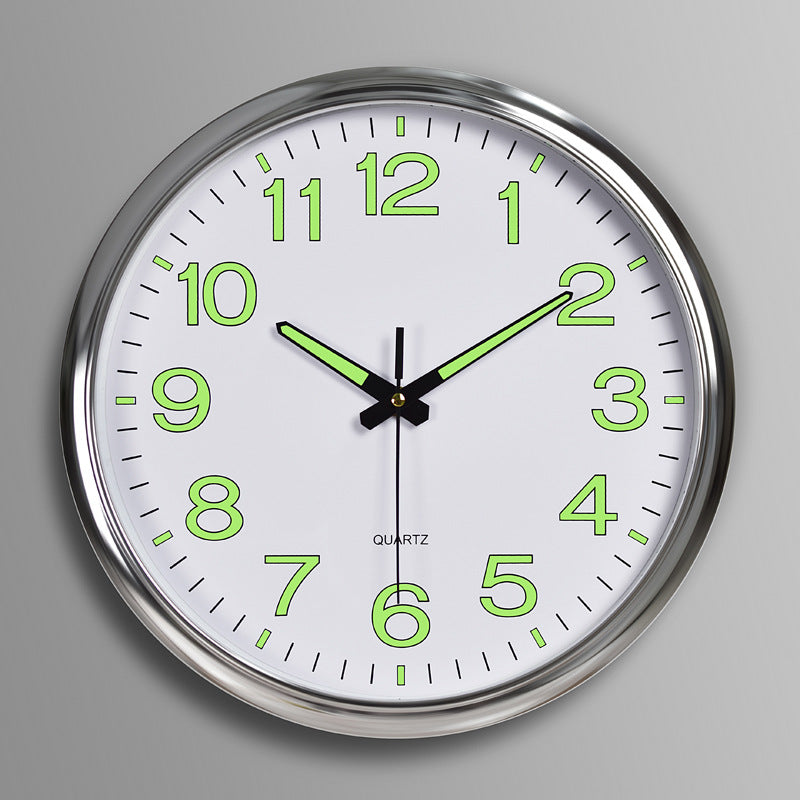 Luminous Wall Clock - Modern Decor with Easy Readability & Metal Frame 7