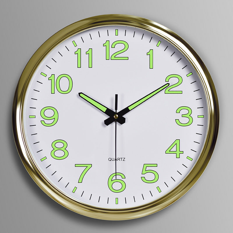 Luminous Wall Clock - Modern Decor with Easy Readability & Metal Frame 8