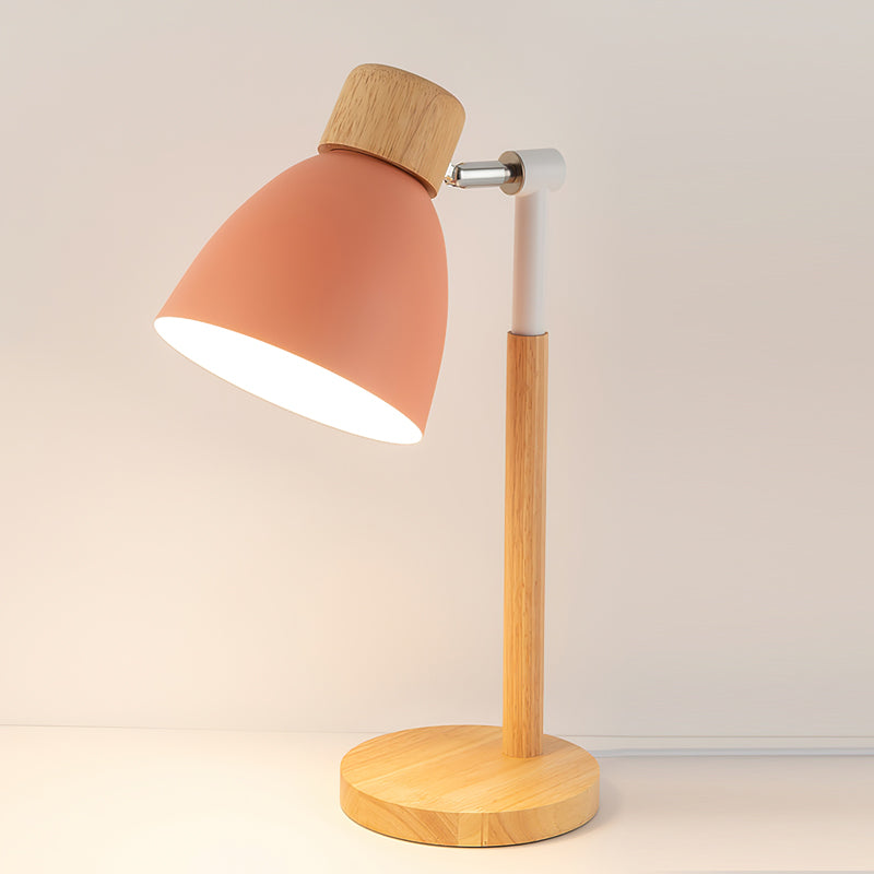 Macaroon Wood Table Lamp - Stylish Illumination for Bedroom & Desk 2