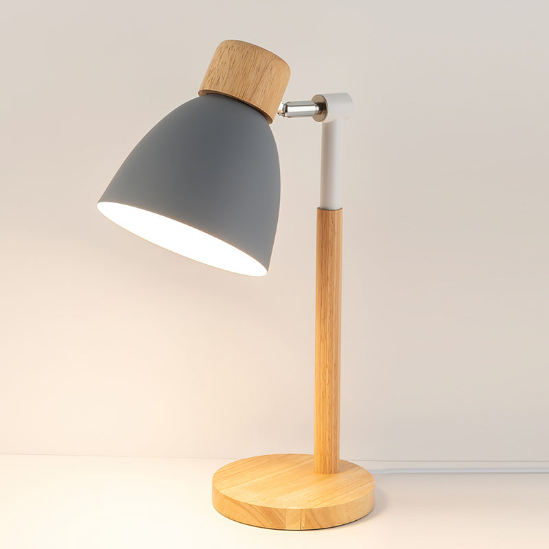Macaroon Wood Table Lamp - Stylish Illumination for Bedroom & Desk 3
