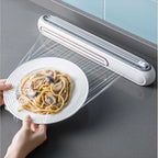 Magnetic Foil And Plastic Wrap Organizer - Precision Cutter & Space-Saving Design 0