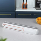 Magnetic Foil And Plastic Wrap Organizer - Precision Cutter & Space-Saving Design 3