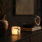 Marble Touch Lamp - Adjustable Warm Glow with Cordless Design 5