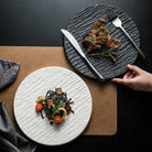 Matte Stone Dinner Plate Set – Durable Porcelain Dinnerware in 9 and 11 Sizes for Elegant Dining 4