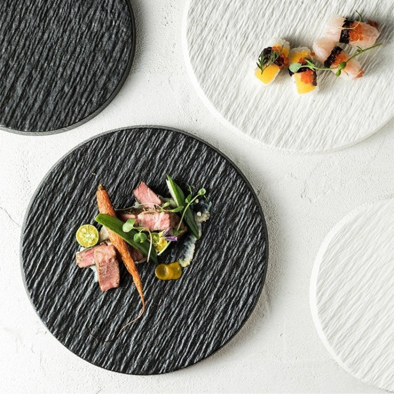 Matte Stone Dinner Plate Set – Durable Porcelain Dinnerware in 9 and 11 Sizes for Elegant Dining 7