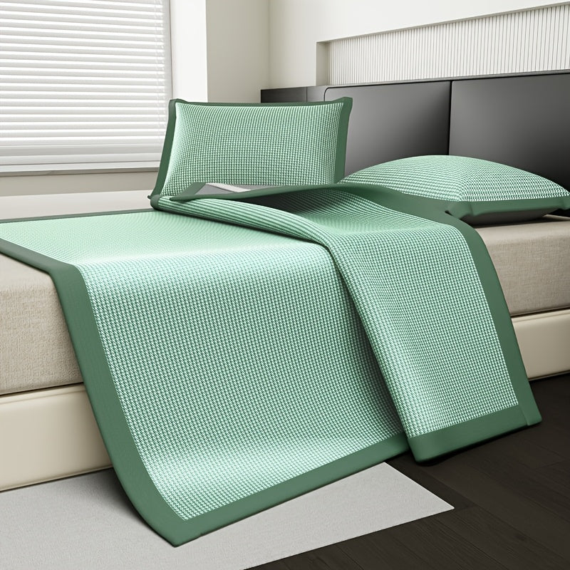 Mattress Protector Ice Silk Cooling Polyester Design 03