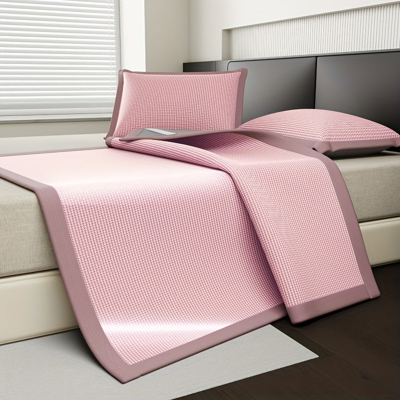 Mattress Protector Ice Silk Cooling Polyester Design 04