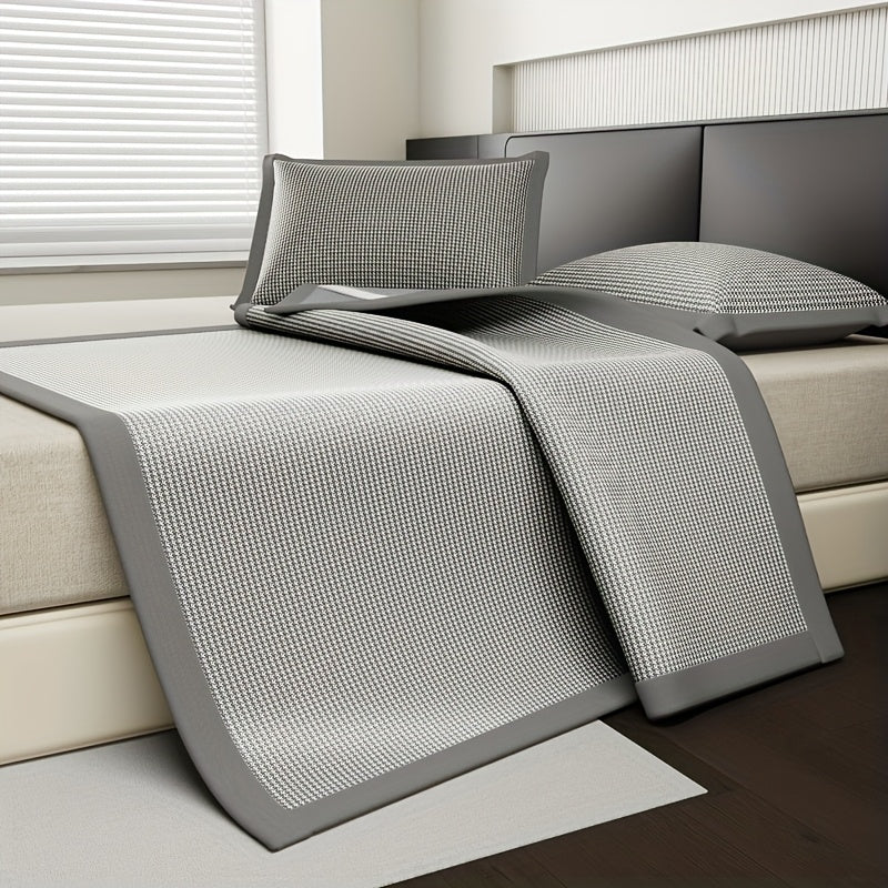 Mattress Protector Ice Silk Cooling Polyester Design 09