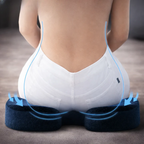 Memory Foam Seat Cushion - Tailbone Pressure Relief & Non-Slip Base 3