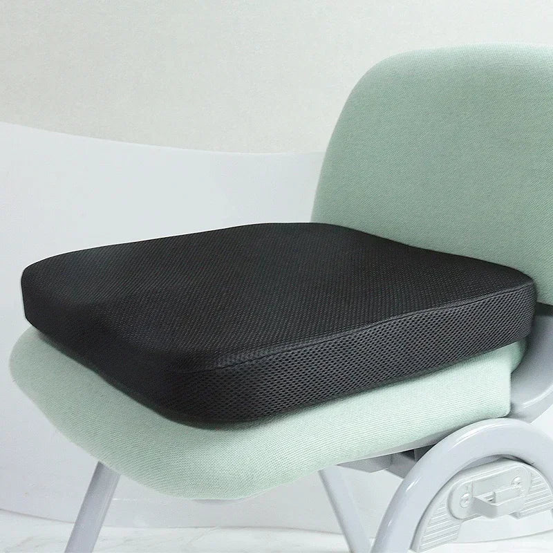 Memory Foam Seat Cushion, Breathable Design, Contoured Shape, Anti Slip Base 1