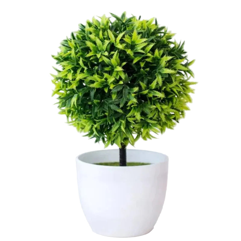 Mini Bonsai Tree - Realistic Indoor Decor for Low Maintenance Aesthetic 14