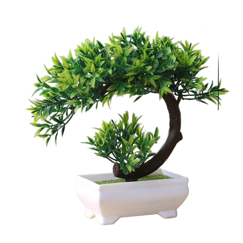 Mini Bonsai Tree - Realistic Indoor Decor for Low Maintenance Aesthetic 18