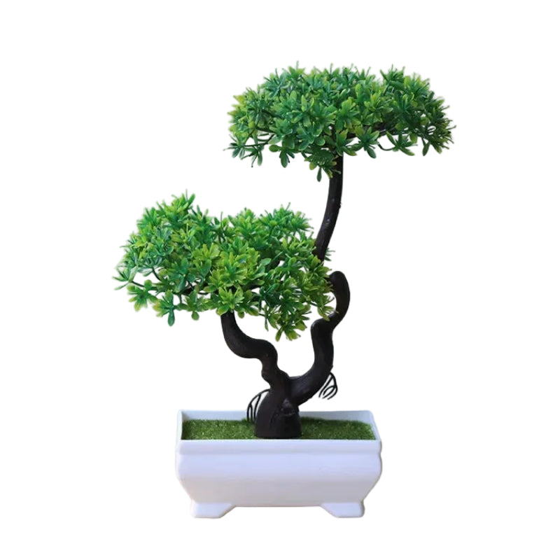Mini Bonsai Tree - Realistic Indoor Decor for Low Maintenance Aesthetic 20