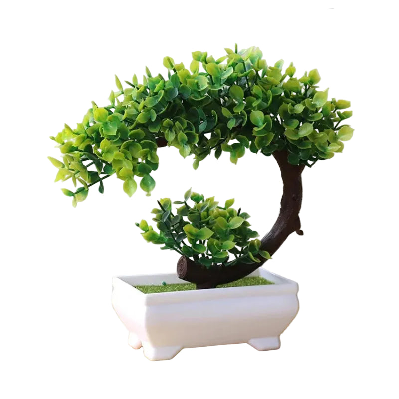 Mini Bonsai Tree - Realistic Indoor Decor for Low Maintenance Aesthetic 26