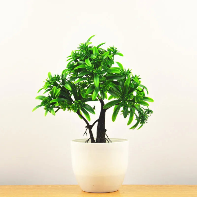 Mini Bonsai Tree - Realistic Indoor Decor for Low Maintenance Aesthetic 5