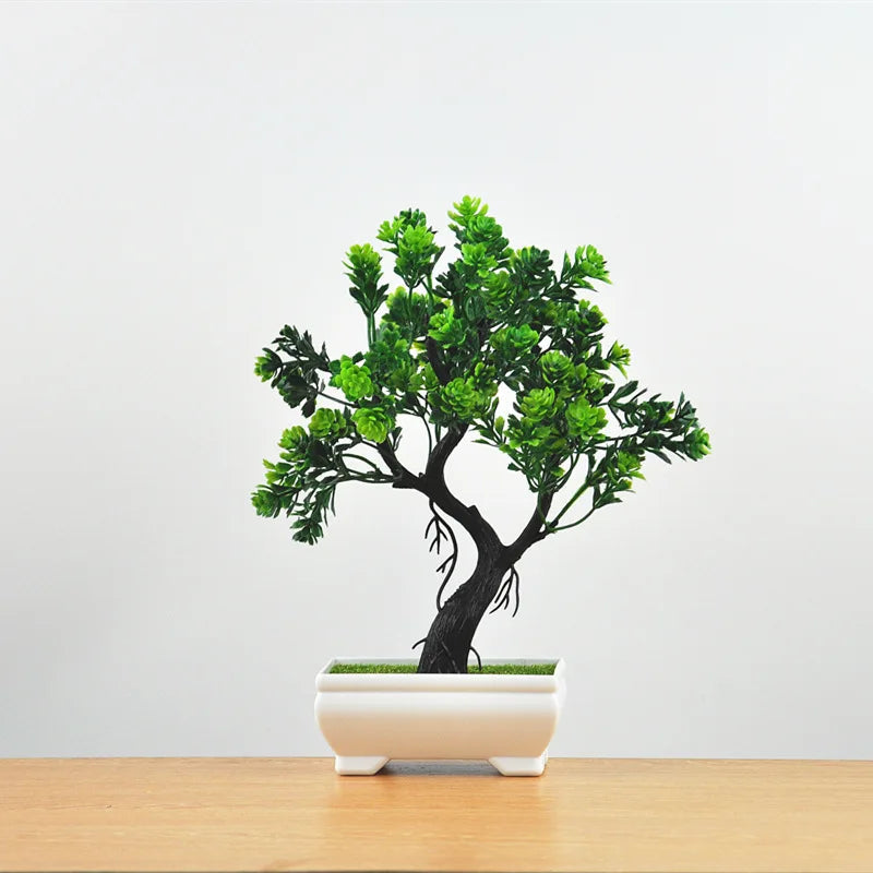 Mini Bonsai Tree - Realistic Indoor Decor for Low Maintenance Aesthetic 6