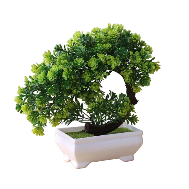Mini Bonsai Tree - Realistic Indoor Decor for Low Maintenance Aesthetic 7