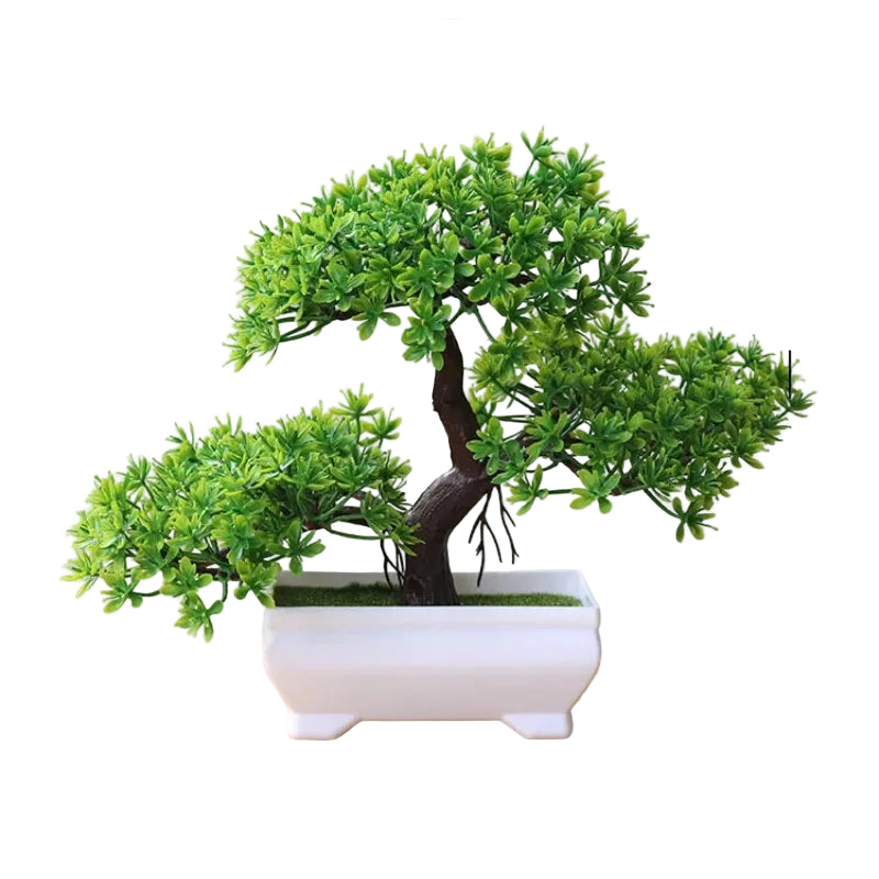 Mini Bonsai Tree - Realistic Indoor Decor for Low Maintenance Aesthetic 8