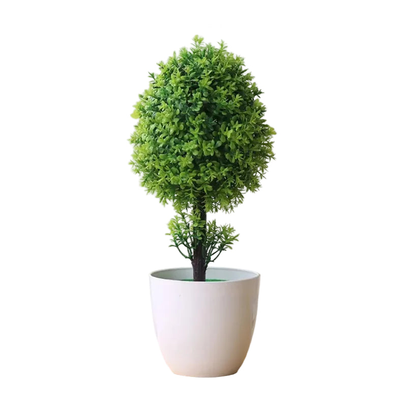Mini Bonsai Tree - Realistic Indoor Decor for Low Maintenance Aesthetic 9