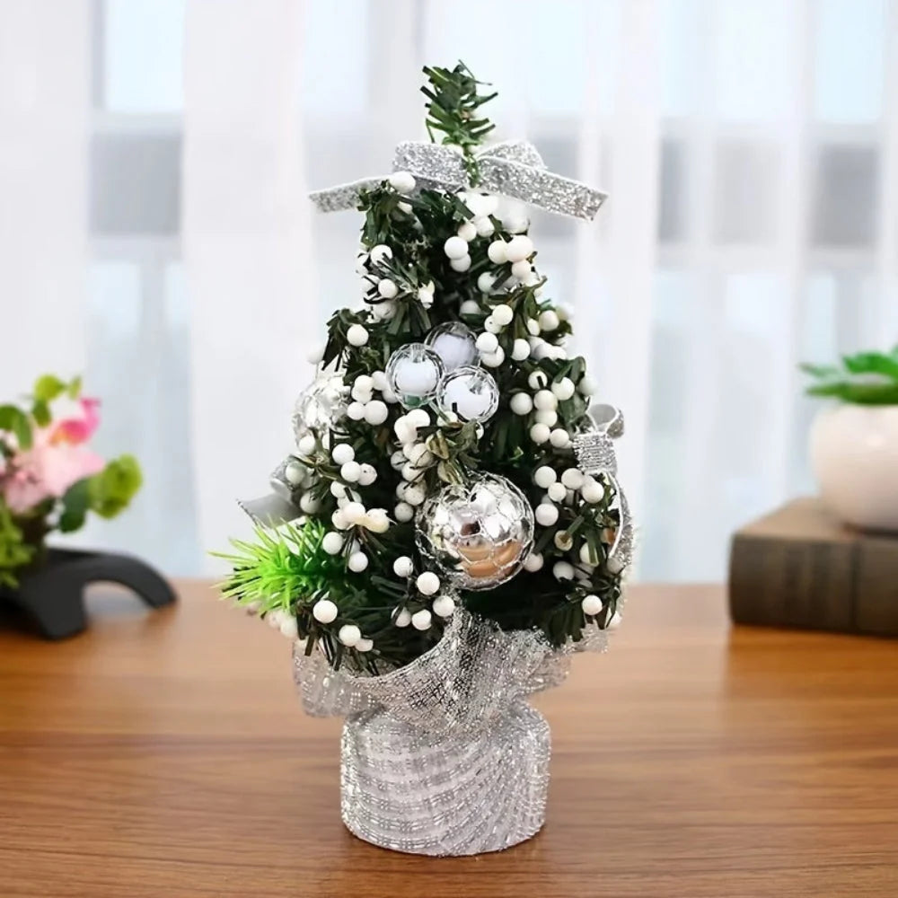 Decorated Mini Christmas Tree Set of 3 – 30 cm Trees 4