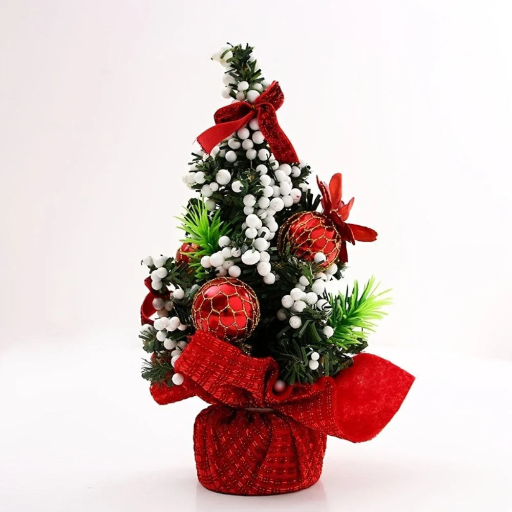 Decorated Mini Christmas Tree Set of 3 – 30 cm Trees 3