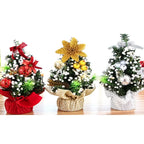Decorated Mini Christmas Tree Set of 3 – 30 cm Trees 2