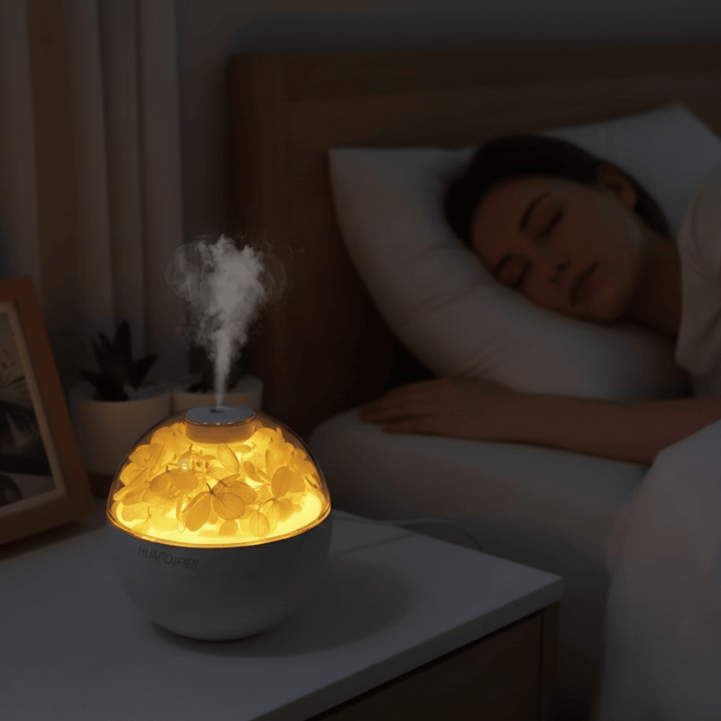 Mini Humidifier - Whisper-Quiet Air Humidifier for Bedroom Use 1