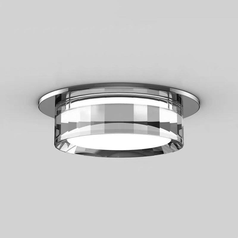 Mini LED Crystal Flush Mount Ceiling Light - Elegant Hallway Illumination 6