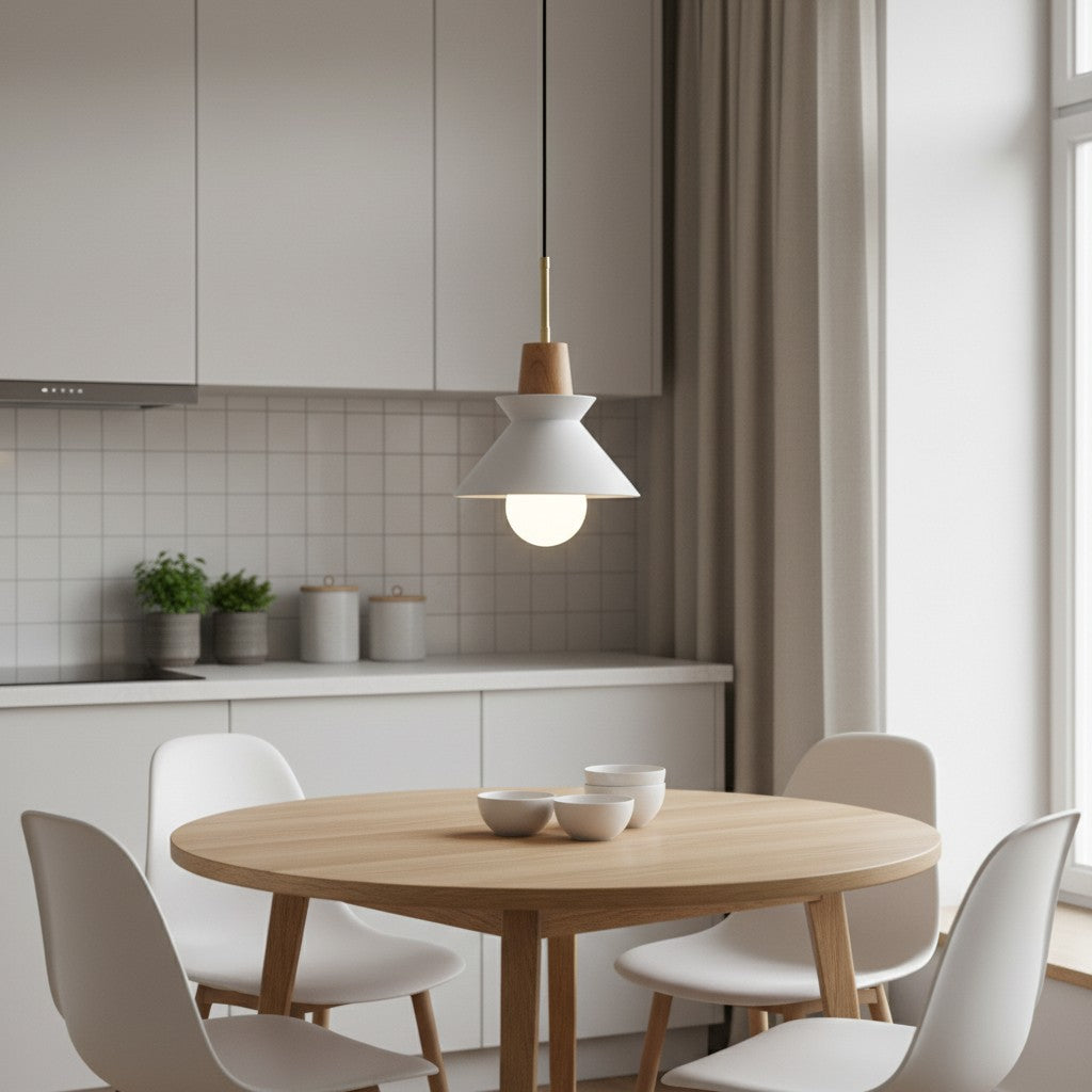 Minimalist Tapered Pendant Lamp – Nordic Style Hanging Lights for Kitchen and Home Décor 3