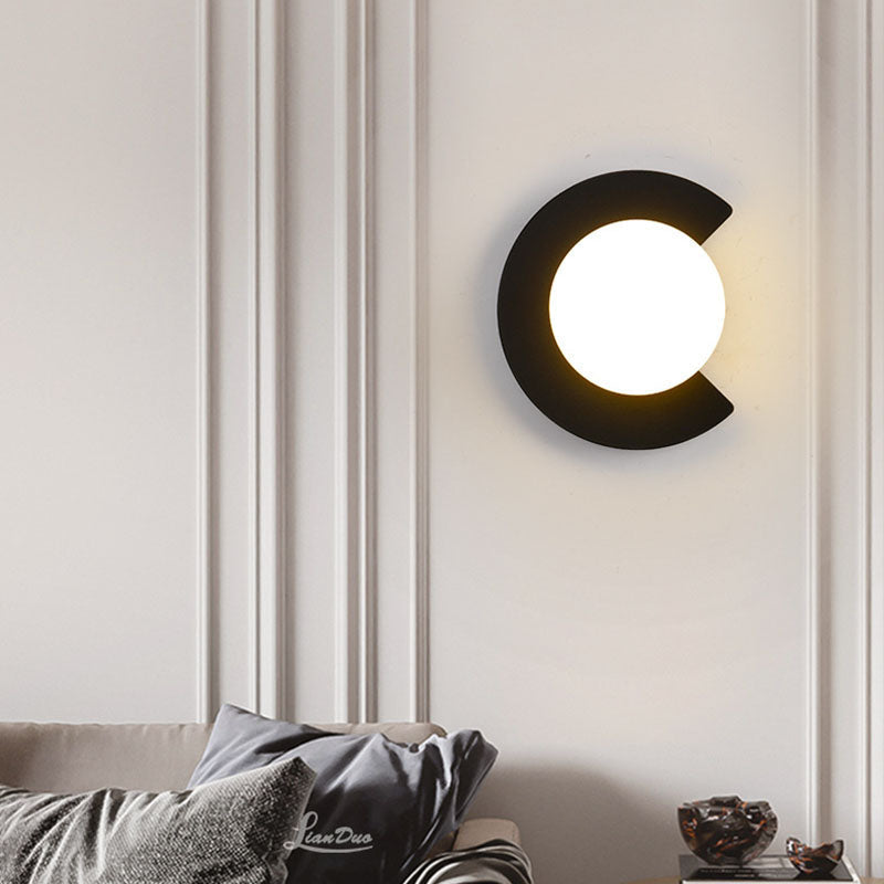 Minimalist Wall Lamp - Elegant Glass and Metal Design for Any Room 1