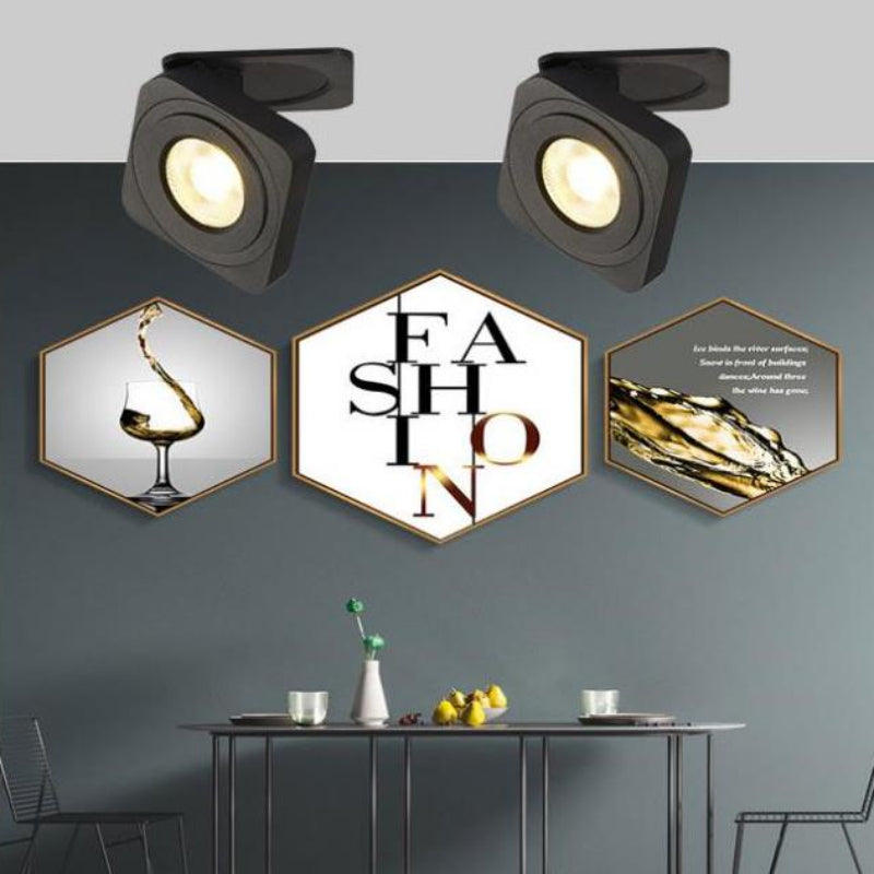 Modern Adjustable Square Ceiling Light - Durable Design & Warm Illumination 3